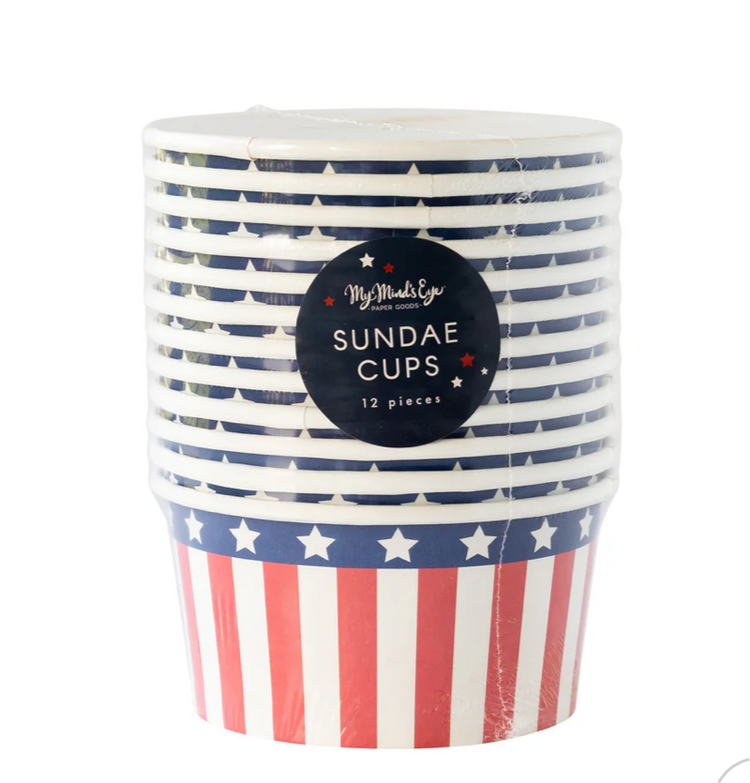 Stars Ice Cream Bowls: 12ct