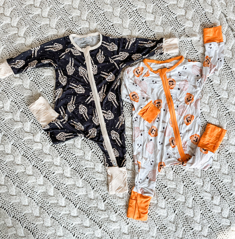 Spooky Sweet Zip Romper