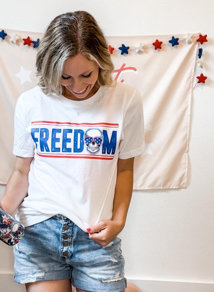 Freedom Skull Tee