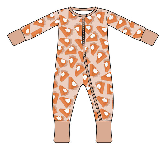 Sweet As Pie Romper Bamboo Pajamas